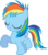 Size: 5000x5690 | Tagged: safe, artist:uxyd, rainbow dash, pegasus, pony, g4, absurd resolution, cute, female, filly, filly rainbow dash, march, marching, raised hoof, simple background, solo, transparent background, vector