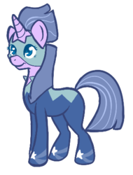 Size: 312x410 | Tagged: safe, artist:theradioactivemutt, g4, alternate clothes, masked matter-horn costume, power ponies, simple background, solo, transparent background