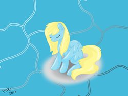 Size: 1024x768 | Tagged: safe, artist:cyanyeh, oc, oc only, pegasus, pony, solo