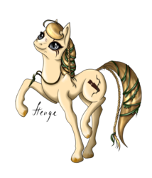 Size: 827x965 | Tagged: safe, artist:hengebellika, oc, oc only, pony, ponified, skyrim, solo, the elder scrolls