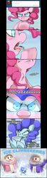 Size: 960x3635 | Tagged: safe, artist:uc77, pinkie pie, ask hotblooded pinkie, g4, gulp, hotblooded pinkie pie, ice climbers, tumblr
