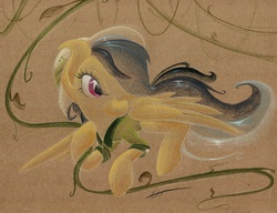 Size: 960x738 | Tagged: safe, artist:getchanoodlewet, daring do, g4, female, solo, traditional art