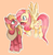 Size: 785x799 | Tagged: safe, artist:sunomii, big macintosh, fluttershy, earth pony, pony, g4, apple, blushing, male, ship:fluttermac, shipping, stallion, straight