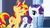 Size: 3840x2160 | Tagged: safe, artist:theshadowstone, rarity, sunset shimmer, alicorn, pony, unicorn, equestria girls, g4, my little pony equestria girls, alicornified, alternate universe, crown, duo, race swap, shimmercorn, tiara, vector