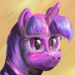 Size: 900x900 | Tagged: safe, artist:wingflyte, twilight sparkle, g4, female, portrait, solo