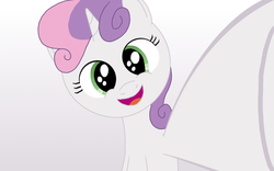 Size: 800x500 | Tagged: safe, artist:broken-pen, sweetie belle, g4, female, solo