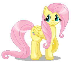 Size: 423x381 | Tagged: safe, artist:catawump, fluttershy, g4, female, pixel art, simple background, solo, transparent background