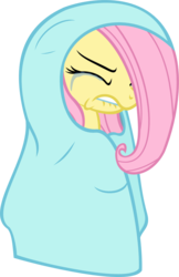 Size: 713x1100 | Tagged: safe, artist:zacatron94, fluttershy, g4, blanket, crying, female, fluttercry, scared, simple background, solo, transparent background, vector