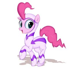 Size: 2201x2132 | Tagged: safe, artist:kas92, fili-second, pinkie pie, pony, g4, power ponies (episode), female, power ponies, solo