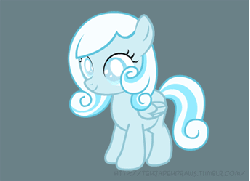 Size: 344x250 | Tagged: safe, artist:tehjadeh, oc, oc only, oc:snowdrop, pegasus, pony, animated, cute, diabetes, female, filly, ocbetes, sneezing, snowbetes, solo