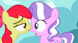 Size: 1065x598 | Tagged: safe, screencap, apple bloom, diamond tiara, g4, the cutie pox, out of context