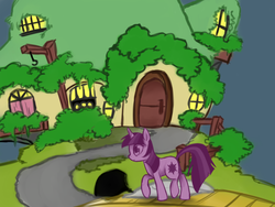 Size: 800x600 | Tagged: safe, artist:xarakayx, twilight sparkle, g4, female, fluttershy's cottage, solo