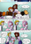 Size: 1276x1847 | Tagged: safe, artist:shieltar, philomena, princess celestia, oc, oc:grace harmony, human, phoenix, comic:birth of equestria, g4, :o, cewestia, clothes, comic, cute, cutelestia, dialogue, eye contact, filly, frown, glare, hug, looking at each other, open mouth, plushie, sitting, skirt, smiling, wide eyes, younger