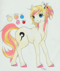Size: 1089x1278 | Tagged: safe, artist:bekuno, oc, oc only, oc:bekuno, reference sheet, solo, traditional art