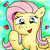 Size: 512x512 | Tagged: safe, fluttershy, g4, female, heart, solo