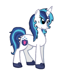 Size: 412x478 | Tagged: safe, artist:rain-approves, artist:starryoak, shining armor, pony, unicorn, g4, gleaming shield, rule 63, simple background, solo, transparent background, unshorn fetlocks