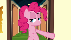 Size: 1366x768 | Tagged: safe, screencap, pinkie pie, g4, mmmystery on the friendship express, female, solo