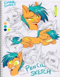 Size: 2550x3300 | Tagged: safe, artist:graystripe64, oc, oc only, oc:pencil sketch, earth pony, pony, expressions, female, freckles, mare, pillow, sleeping, solo