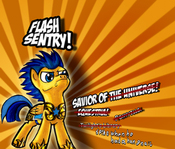 Size: 1898x1618 | Tagged: safe, artist:darkone10, flash sentry, pegasus, pony, g4, :c, hoof shoes, male, solo, sunburst background