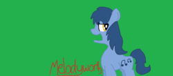 Size: 1241x546 | Tagged: safe, artist:imimicbird5, blues, noteworthy, g4, rule 63, solo