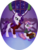 Size: 800x1050 | Tagged: dead source, safe, artist:rizcifra, rarity, sweetie belle, pony, unicorn, g4, clothes, duo, female, present, sisters, snow, snowfall, sweater