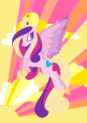 Size: 1280x1810 | Tagged: safe, artist:ectobling, princess cadance, g4, female, solo