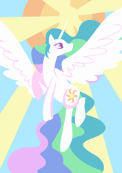 Size: 1280x1810 | Tagged: dead source, safe, artist:ectobling, princess celestia, alicorn, pony, g4, female, solo