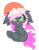 Size: 2229x2846 | Tagged: safe, artist:starlightlore, oc, oc only, oc:heartbeat, bat pony, pony, blank flank, cute, fangs, floppy ears, fluffy, happy, hat, heart eyes, looking at you, open mouth, santa hat, simple background, smiling, solo, transparent background, underhoof