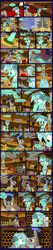 Size: 1800x8562 | Tagged: safe, artist:edowaado, eleventh hour, lyra heartstrings, comic:epilogue (doctor whooves), g4, comic, crossover, eleventh doctor, female, male, mare, stallion, time travel