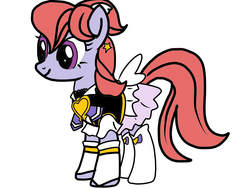 Size: 1024x768 | Tagged: safe, artist:omegaridersangou, clover (g1), earth pony, pony, g1, g4, my little pony tales, cosplay, cure fortune, female, g1 to g4, generation leap, happiness charge precure, precure, pretty cure, solo