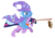 Size: 1280x902 | Tagged: safe, artist:discorded, trixie, twilight sparkle, g4, book, carrot on a stick, ponies riding ponies, riding, that pony sure does love books, trixie riding twilight