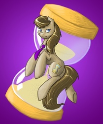 Size: 500x599 | Tagged: artist needed, safe, doctor whooves, time turner, g4, hourglass, necktie, professor whooves, rule 63, solo, the doctoress