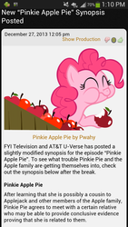 Size: 1080x1920 | Tagged: safe, pinkie pie, g4, pinkie apple pie, apple, chewing