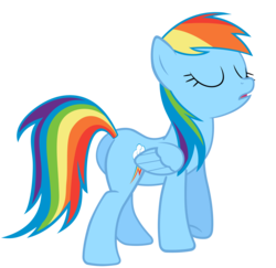 Size: 3800x3700 | Tagged: safe, artist:astie-th, rainbow dash, pony, flight to the finish, g4, my little pony: friendship is magic, butt, female, high res, plot, rainbutt dash, simple background, solo, transparent background, vector