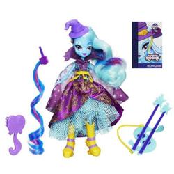 Size: 400x400 | Tagged: safe, trixie, equestria girls, g4, my little pony equestria girls: rainbow rocks, official, alternative cutie mark placement, box art, doll, double neck guitar, facial cutie mark, female, guitar, musical instrument, solo, toy
