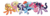 Size: 1700x543 | Tagged: safe, artist:adailey, applejack, fluttershy, pinkie pie, rainbow dash, rarity, twilight sparkle, earth pony, pegasus, pony, unicorn, g4, female, group, horn, mane six, mare, simple background, transparent background, unicorn twilight