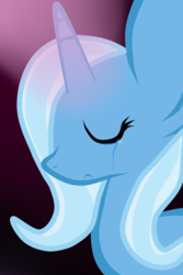 Size: 1000x1500 | Tagged: safe, artist:discordedkatz, trixie, pony, unicorn, g4, crying, female, mare, solo