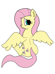 Size: 600x800 | Tagged: safe, artist:frikdikulous, fluttershy, g4, colored, female, pouting, sketch, solo