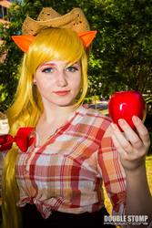 Size: 683x1024 | Tagged: safe, artist:forgiveuspluto, applejack, human, g4, cosplay, irl, irl human, photo, solo