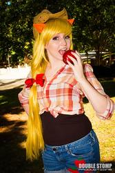 Size: 683x1024 | Tagged: safe, artist:forgiveuspluto, artist:kokoro yume cosplay, applejack, human, g4, cosplay, irl, irl human, photo, solo