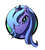 Size: 561x624 | Tagged: safe, artist:drmarbles, princess luna, g4, female, portrait, royal equestria, solo