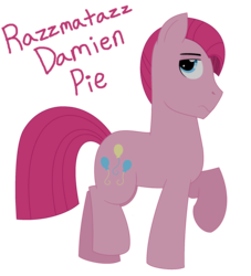 Size: 1925x2118 | Tagged: safe, artist:strawberry-spritz, pinkie pie, g4, bubble berry, bubblini davinci berry, pinkamena diane pie, rule 63, solo