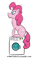 Size: 428x750 | Tagged: safe, pinkie pie, g4, dryer, female, solo