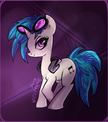 Size: 543x614 | Tagged: safe, artist:velexane, dj pon-3, vinyl scratch, g4, female, solo