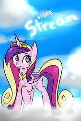 Size: 1012x1500 | Tagged: safe, artist:sugarberry, princess cadance, alicorn, pony, g4, ask-cadance, female, mare, smiling, solo