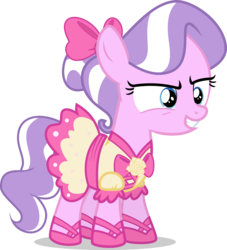 Size: 6000x6610 | Tagged: safe, artist:givralix, diamond tiara, earth pony, pony, flight to the finish, g4, absurd resolution, angry, clothes, cute, diamondbetes, dress, female, filly, simple background, solo, transparent background