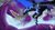 Size: 2202x1200 | Tagged: safe, artist:ingratate, nightmare moon, dragon, g4