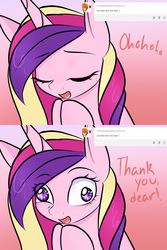 Size: 1280x1920 | Tagged: safe, artist:sugarberry, princess cadance, g4, ask-cadance, comic, derp, female, solo, tumblr