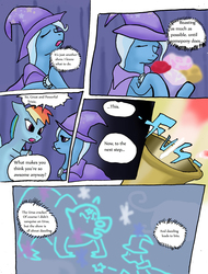 Size: 2512x3300 | Tagged: safe, artist:lyun, rainbow dash, boast busters, g4, my little pony: friendship is magic, comic, tx. stage