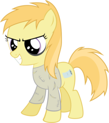 Size: 963x1094 | Tagged: safe, artist:felixabsolved, noi, zombie, g4, clothes, costume, female, nightmare night, solo